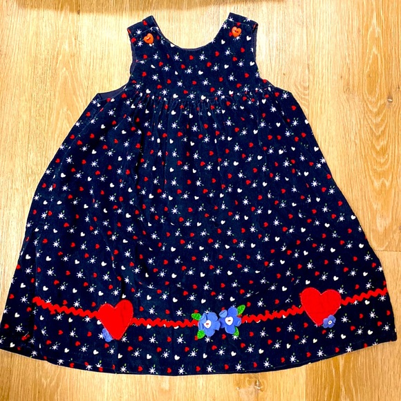 🌟Corduroy jumper dress size 6Y🌟 - Picture 1 of 4